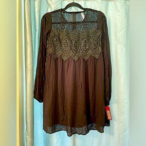 Black long sleeve dress NWT